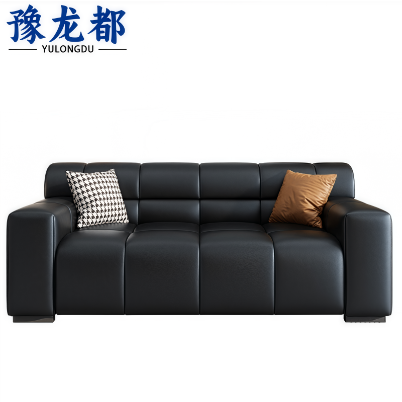 豫龙都 办公沙发 双人位张
