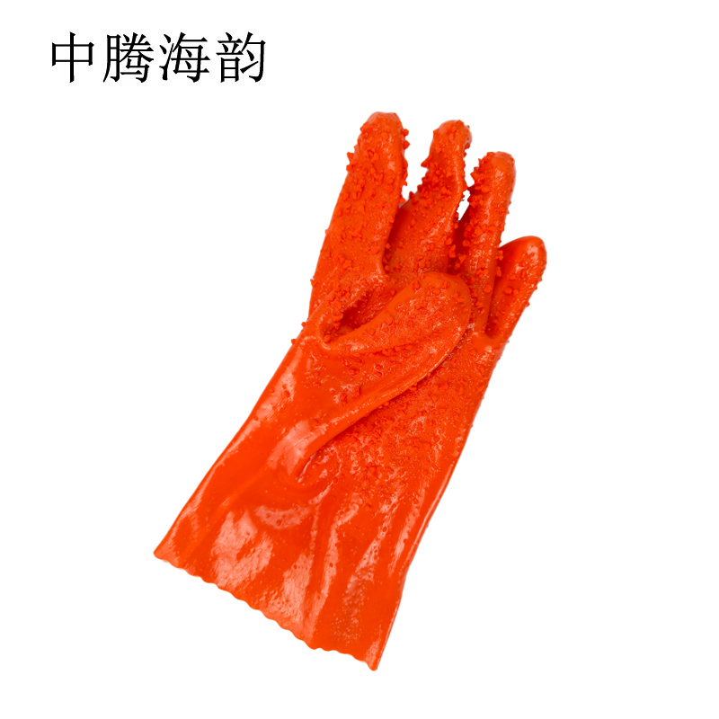 中腾海韵 麻点油浸塑止滑手套 均码 双