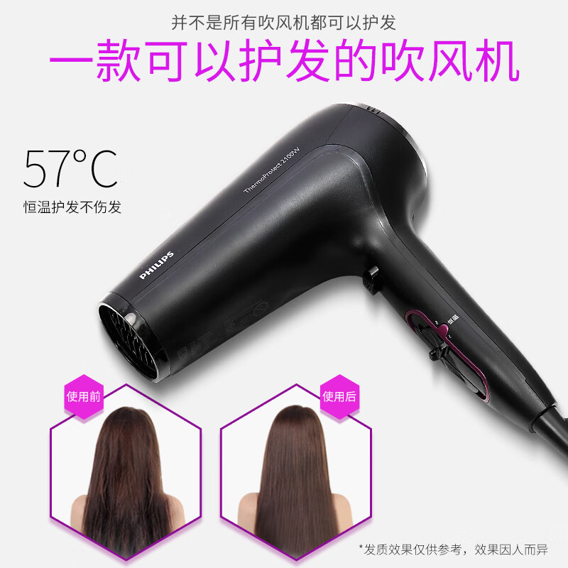 飞利浦(PHILIPS)电吹风机电吹风筒 bhc020高清大图