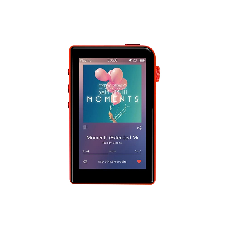 山灵M2S便携无损HIFI MP3播放器+64GTF卡 红色