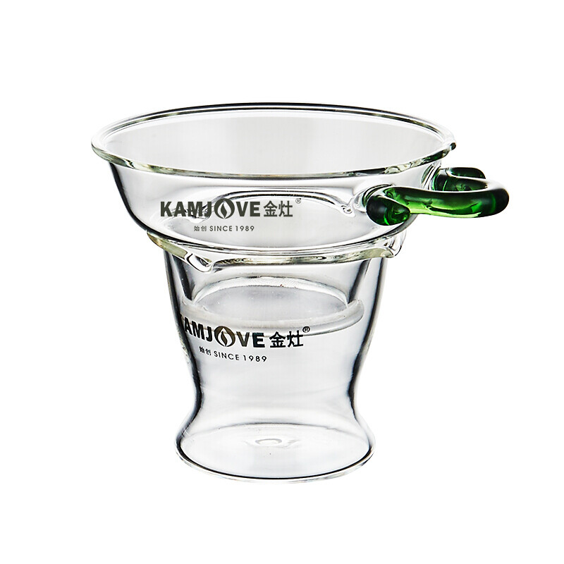 耐热玻璃茶漏茶斗茶滤网过滤器滤茶器茶具配件金灶 GO-08 套装高清大图