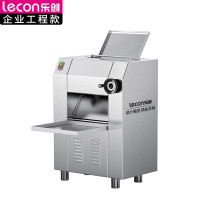 乐创lecon面条机/压面机 L-JG-YP-500电动机械式不锈钢色和面