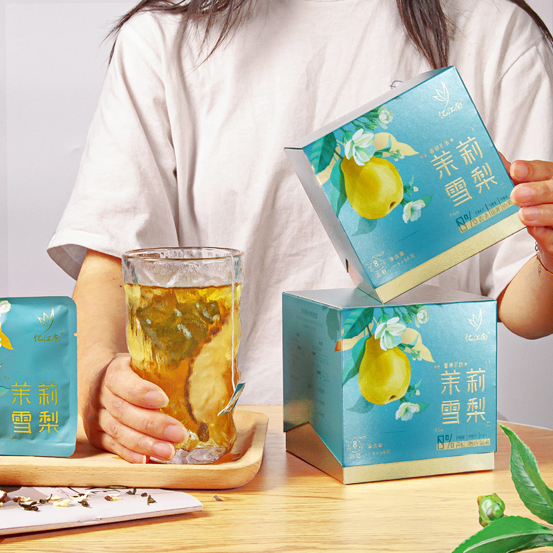 忆江南 雪梨茉莉茶 64g高清大图