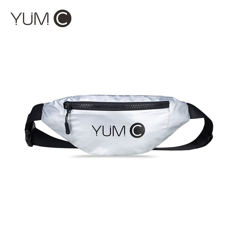 YUMC 防水斜挎小腰包男W2001 玫瑰金