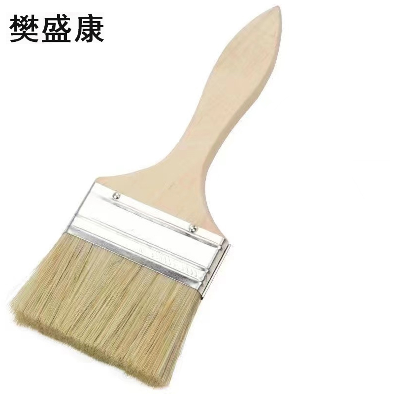 樊盛康 毛刷扁油刷油漆刷 4寸(98mm) 个高清大图
