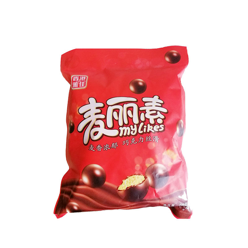 雅佳麦丽素巧克力208g