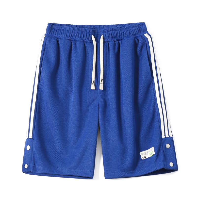 真维斯夏季港风ins排扣短裤外穿夏季宽松日系潮流休闲运动五分裤图片