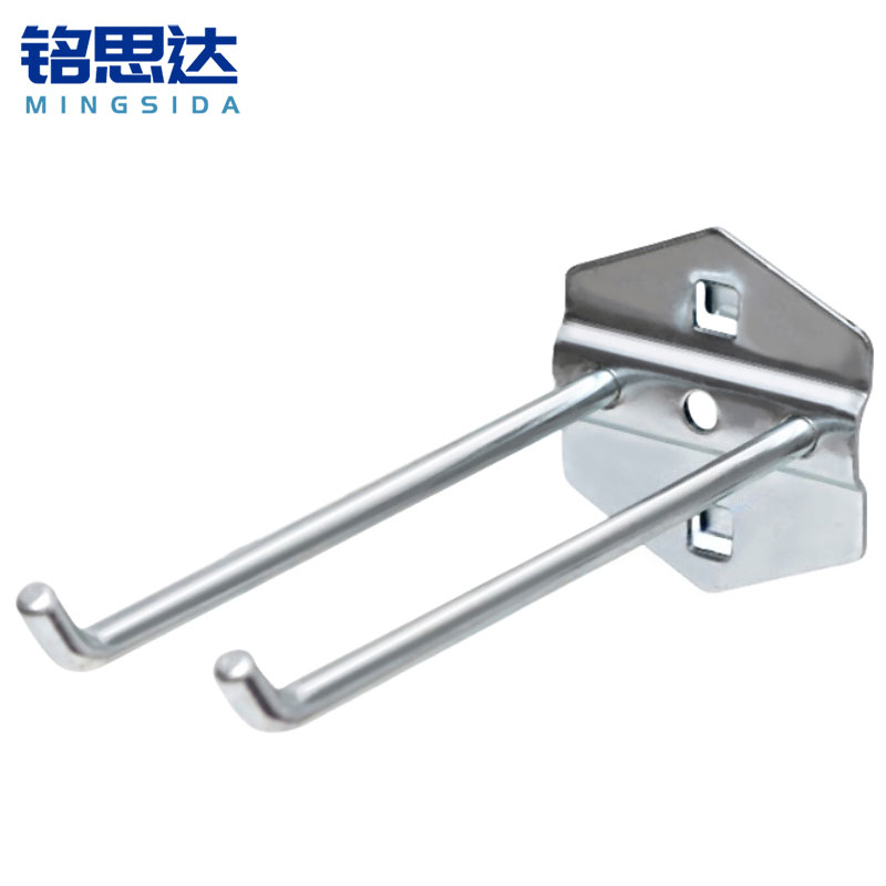 铭思达洞洞板挂钩双钩150mm(10个装)组高清大图