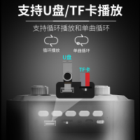 MALATA万利达x13广场舞音响户外便携式蓝牙音箱 网红小型室外移动手提大功率 老人家用低音炮插卡小音箱 K歌话筒