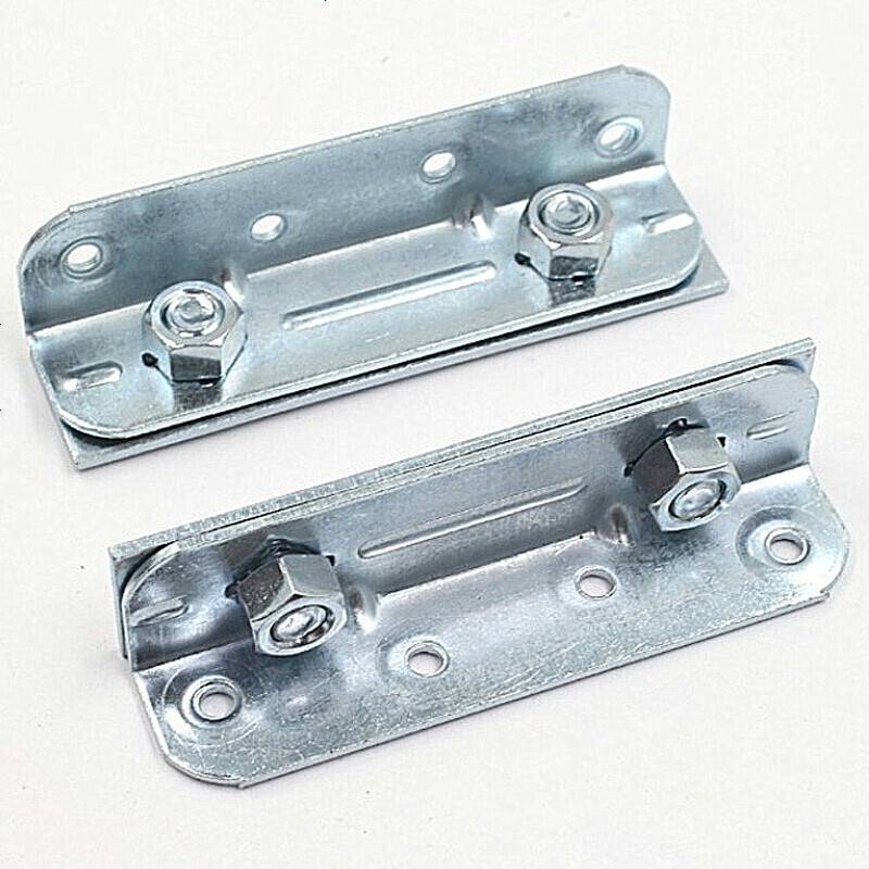 定做实木床配件床铰链床挂五金床角码隐形床连接件螺丝床合页固定组合