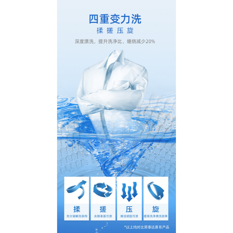 荣事达洗衣机XQB120-57星河灰