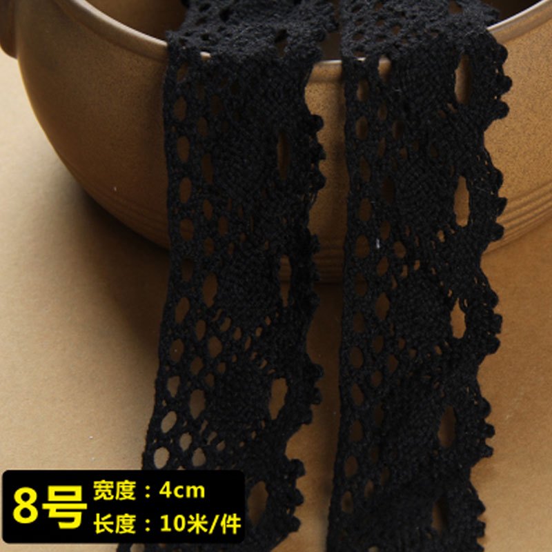 趣涉家居 10米长蕾丝花边辅料DIY手工装饰窗帘桌布沙衣服花边布料小清活日用 丝带/绸带布带居家用品