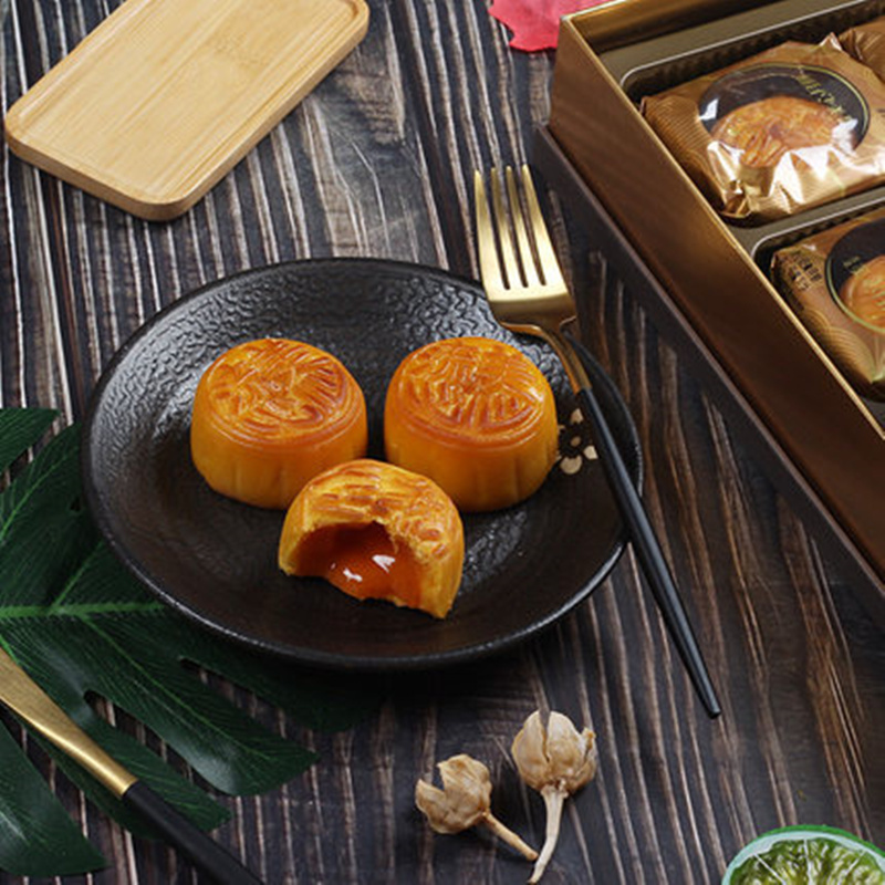 中国香港美心 流心奶黄月饼360g礼盒装 八枚装月饼