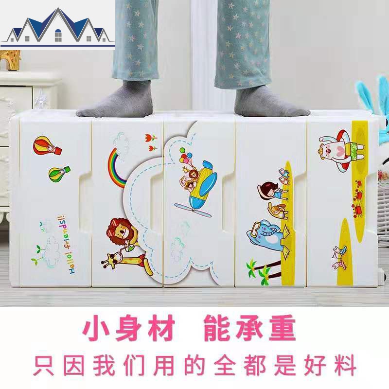 塑料收纳抽屉式收纳柜宝宝整理柜子儿童房储物柜宝宝衣柜 三维工匠高清大图