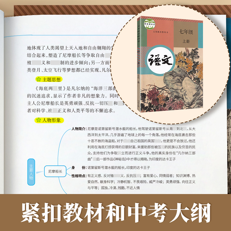 初中文学常识大全+文言文完全解读 初中通用 [正版]易蓓初中语文必背文学常识大全书题库中国古代文学知识点归纳总结课外阅读高清大图