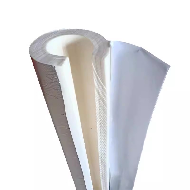 艳俏 聚乙烯保温管 防寒阻燃铝箔保温棉 内径43(1.2寸)厚50mm 米高清大图