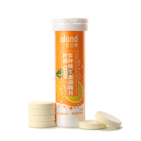 艾兰得维生素C泡腾片柠檬味10片*4瓶