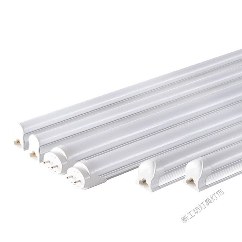 苏宁放心购 LED丅T5T8灯管10支装220v家用一体化1.2米长条灯超亮套装日光灯图片