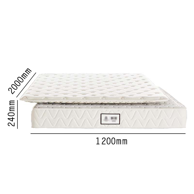 帅畅压缩卷包席梦思床垫独立弹簧天然乳胶超软折叠面可拆/[天然乳胶3cm+独立布袋簧]E2款厚约24cm高清大图