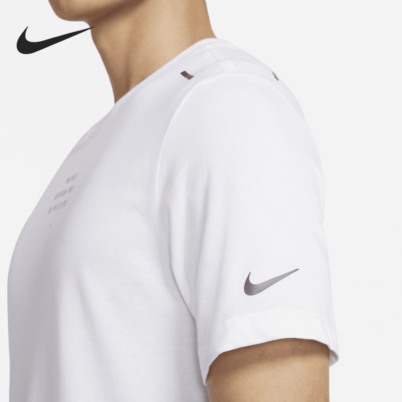 nike/耐克短袖t恤跑步运动休闲针织透气圆领男装dj7816-100 z