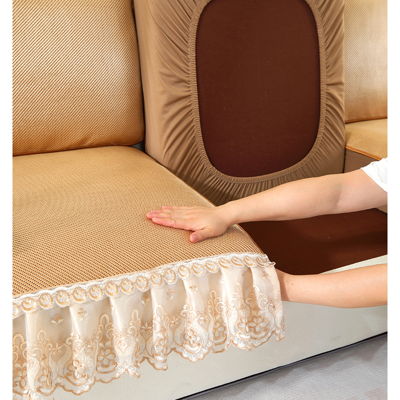 2024新款沙发套罩夏季万能全包沙发笠防滑沙发垫凉垫冰丝凉席坐垫高清大图