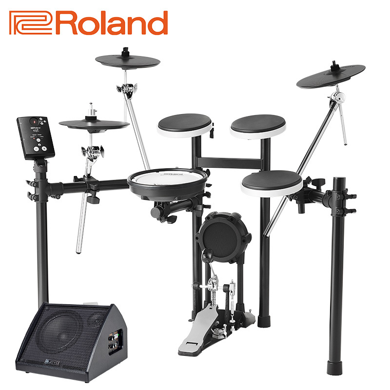 罗兰(Roland)电鼓TD1KV/TDE1电子鼓入门演奏儿童练习演出通用电架子鼓四鼓五鼓三镲音箱套装