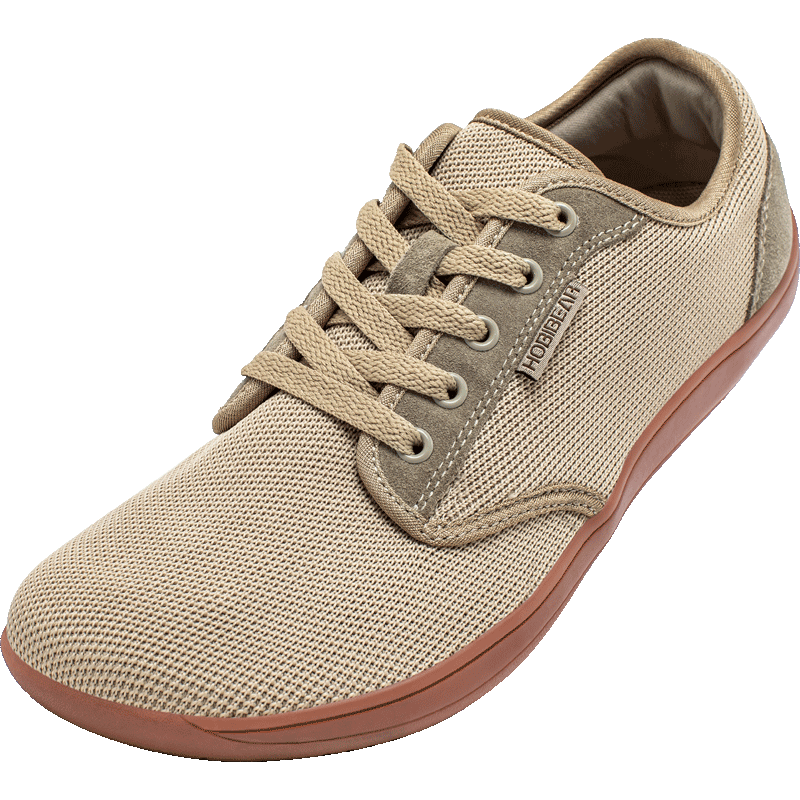 HOBIBEAR时尚轻便板鞋男女同款透气耐磨舒适百搭潮流设计 棕色 42码