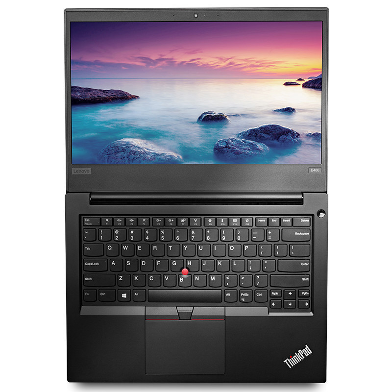 联想ThinkPad E480 (3DCD) 英特尔®酷睿™i3 14英寸窄边框轻薄本笔记本电脑 i3 4G 500G 经典黑