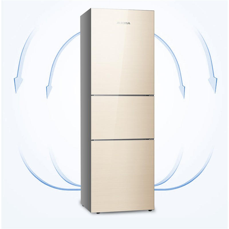 澳柯玛aucma206升三门家用冰箱节能保鲜