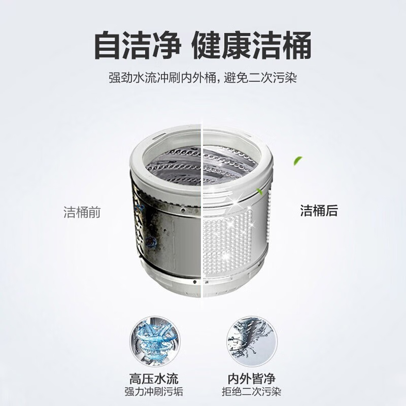 洗衣机 海信/Hisense XQB80-G101 波轮 8kg 变频(节能)下排水 3级