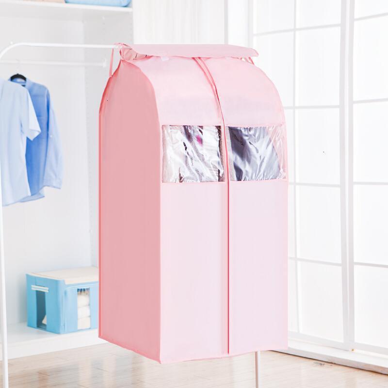 衣服防尘罩纯色透明挂衣袋大衣西服防尘袋子立体袋衣物收纳袋