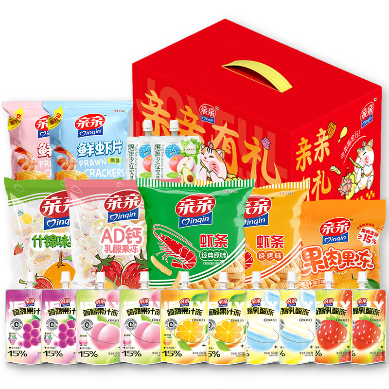 亲亲食品 零食大礼盒2060g
