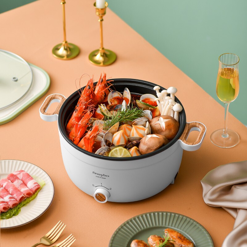 finsybo杜欧多功能电火锅F-EHP4A高清大图
