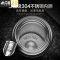 三维工匠温子感温保温杯学生真空茶瓶家用带盖开水杯隔热创意 水杯[测温款]神秘黑500