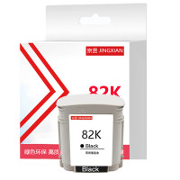 京贤82K墨盒黑色适用惠普10ps 120nr 20ps 500 510 800 50ps 815 820一支