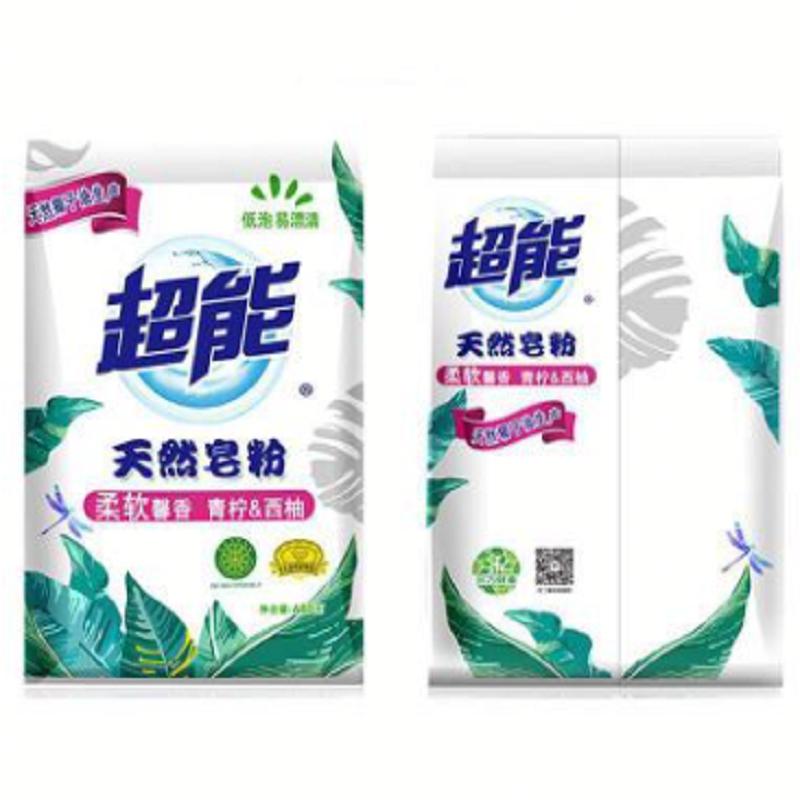 超能 柔软馨香 青柠西柚 680g 天然皂粉 洗衣粉(计价单位:袋)