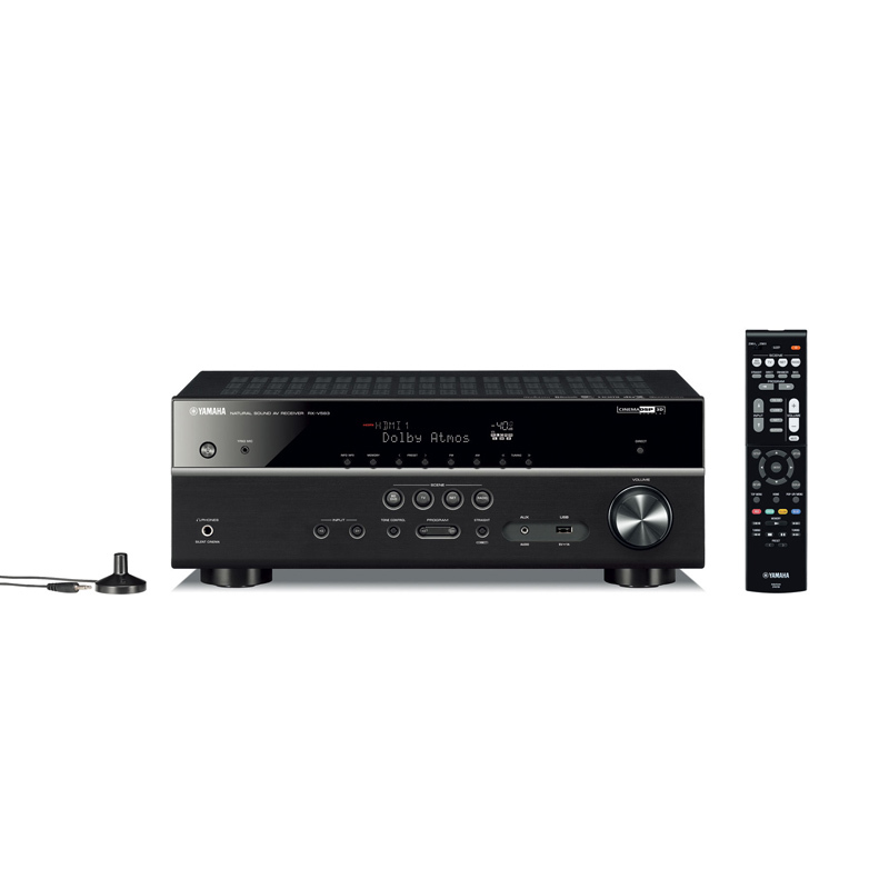 雅马哈(Yamaha)RX-V583 音响 音箱 家庭影院7.2声道AV功放机 金色