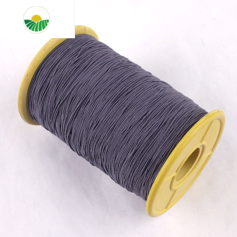 三维工匠05mm包芯弹力线极细圆松紧绳缝纫底线橡皮筋松紧带大卷黑白