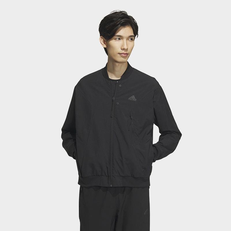 adidas/阿迪达斯外套运动休闲舒适梭织立领男装夹克IP4958 C高清大图