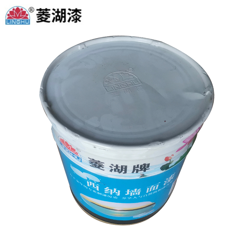 菱湖漆 西纳墙面漆 内墙乳胶漆20KG 桶高清大图