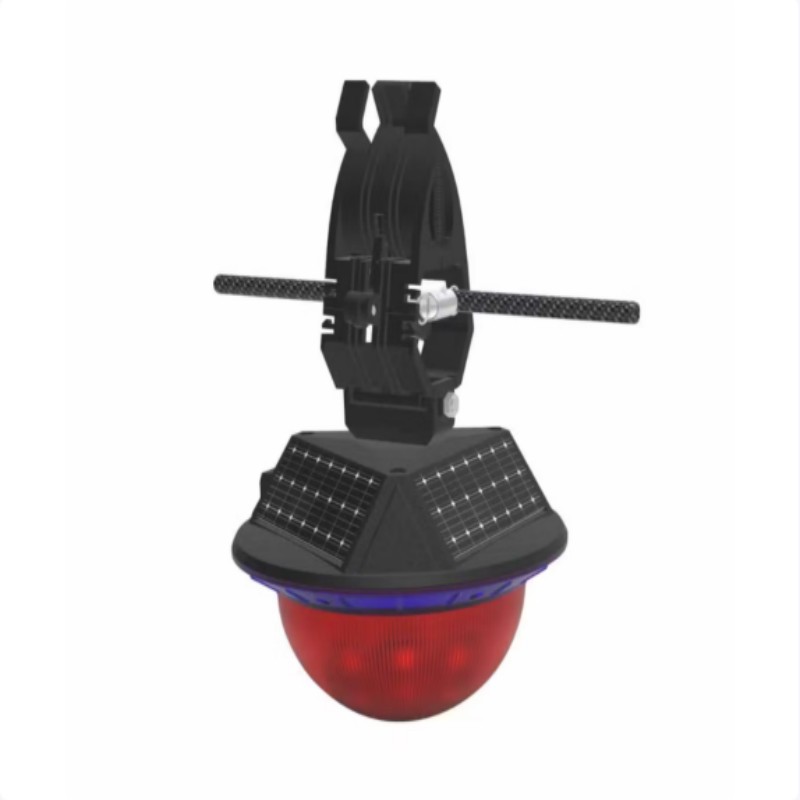 鼎鑫实业 DXSY-036 3.7V LED 太阳能警示灯 (计价单位:盏) 红色高清大图
