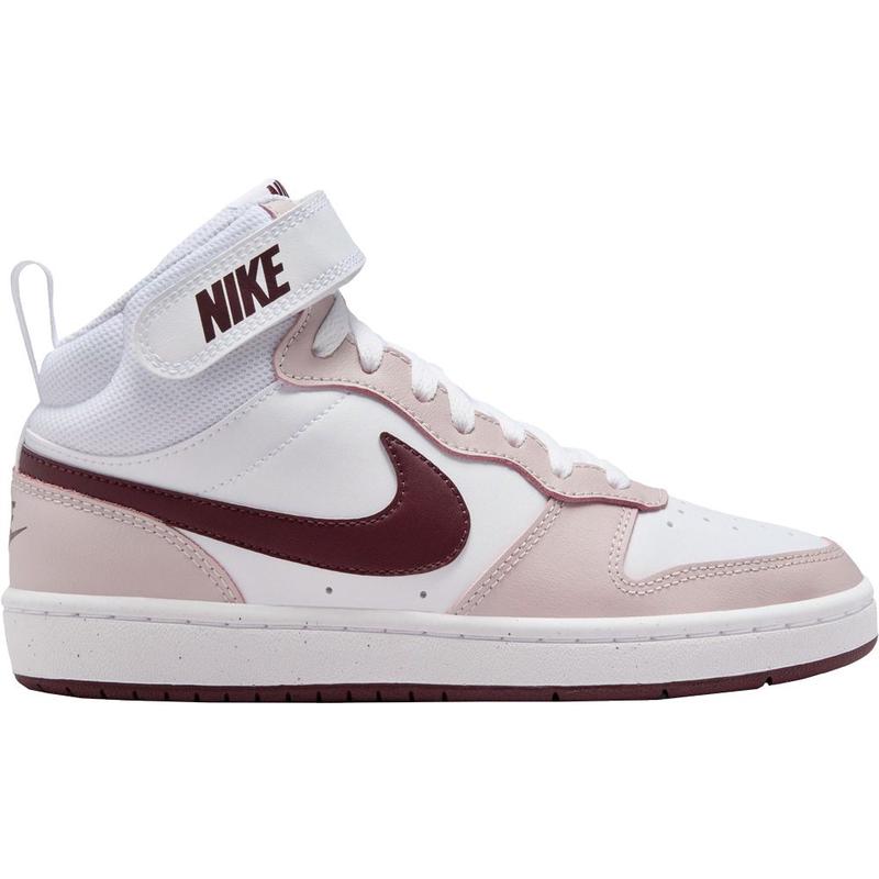 耐克(NIKE)童鞋经典款高帮皮革耐磨防滑休闲运动鞋