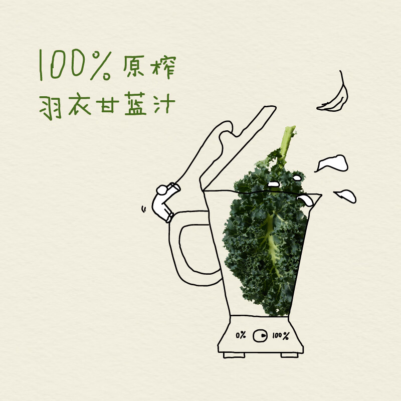 喜茶羽衣甘蓝苹果橙植物果蔬汁饮料350ml*15瓶/箱 植物果蔬汁饮料佐餐果汁高清大图