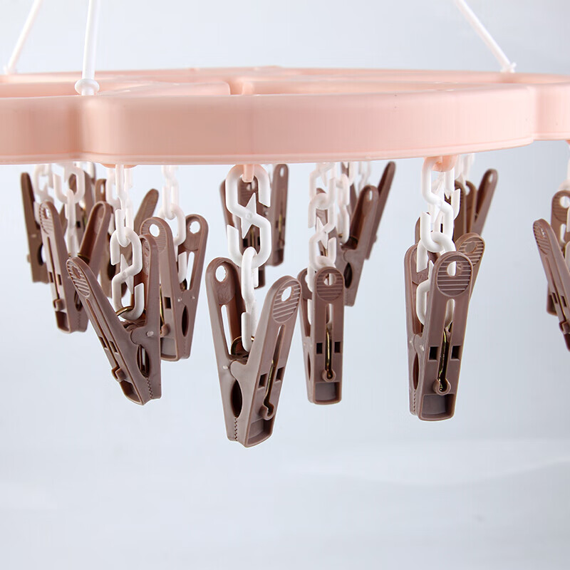 茶花 24夹梅花晒衣架 24夹/个高清大图