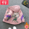 可莉允女童秋冬装2022新款韩版宝宝童装洋气加绒外套中大童儿童加厚风衣棉服