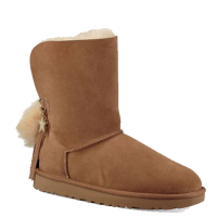 UGG 2018 秋冬新品 Classic Charm Boot 经典吊饰中筒保暖雪地靴 女士中筒靴平跟