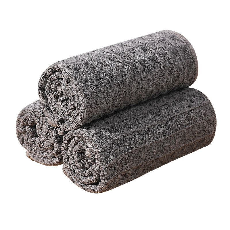 洁能尚 JNS0433 40*40cm 3块/包 华夫格清洁 抹布 (计价单位:包) 灰色高清大图