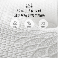 芝華仕(CHEERS)双人乳胶独袋弹簧软硬两用床垫1.8米芝华士D022