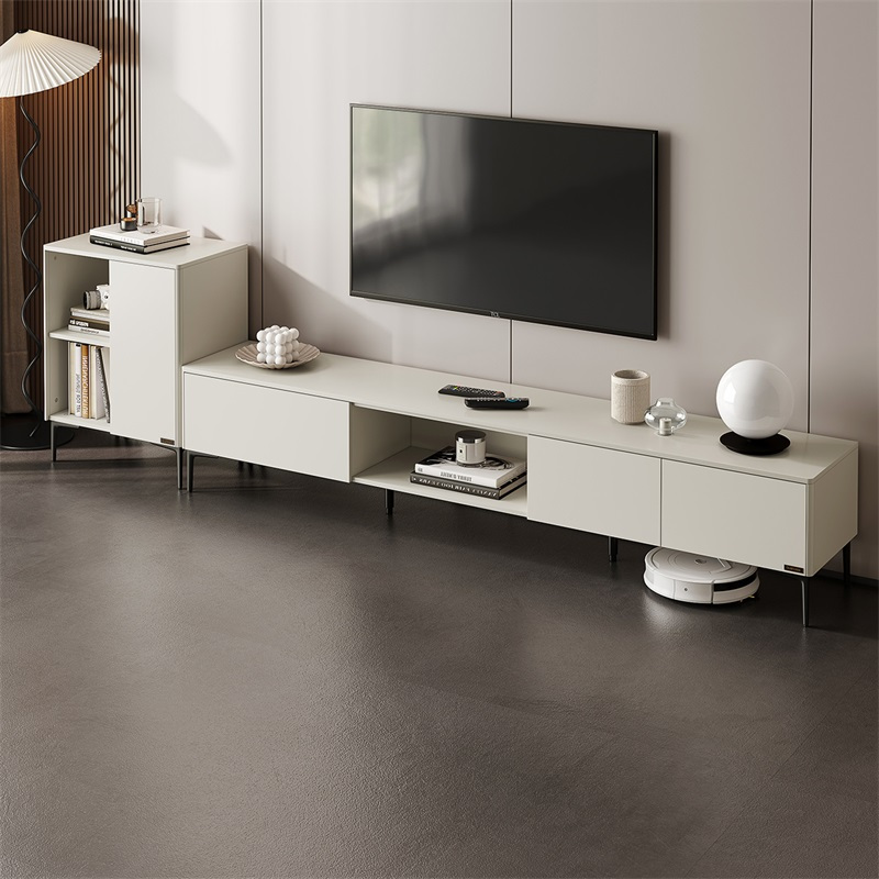简约现代客厅家具组合双抽边桌茶几组合电视柜收纳储物柜dw1166