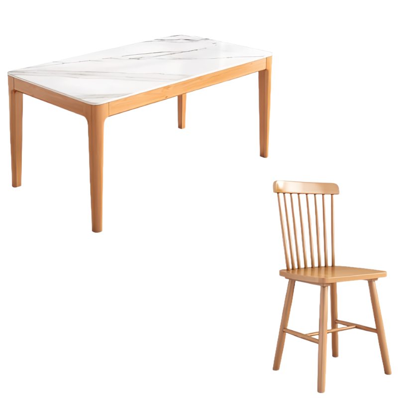 芙首泰餐桌椅1200*700*750mm(1桌4椅)套高清大图